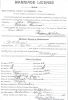 Tyler Bledsoe & Matilda Burress Marriage Certificate